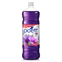 POETT - Limpiador Desinfectante de Pisos Poett Frescura de Lavanda Botella 1.8 Lts