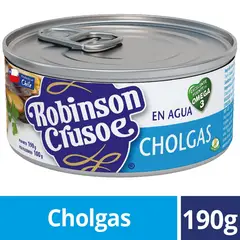 ROBINSON CRUSOE - Cholgas al Natural 190 g