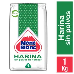 MONT BLANC - Harina de Trigo sin Polvo de Hornear 1 Kg