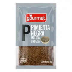 GOURMET - Pimienta Negra Molida Gruesa