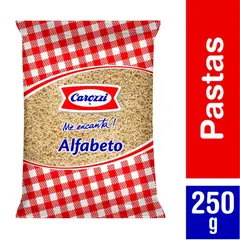 CAROZZI - FIDEO PASTINA ALFABETO 250 GRS.111204 C