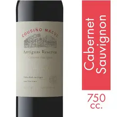 COUSIÑO - Vino Tinto Cabernet Sauvignon Reservas
