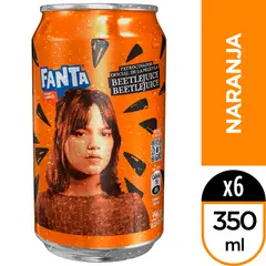 FANTA - Pack 6 Bebidas Fanta Lata