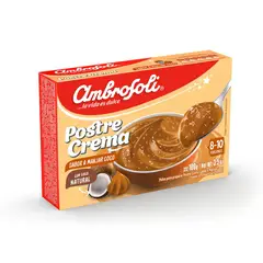 AMBROSOLI - POSTRE CREMA MANJAR COCO 100 GRS