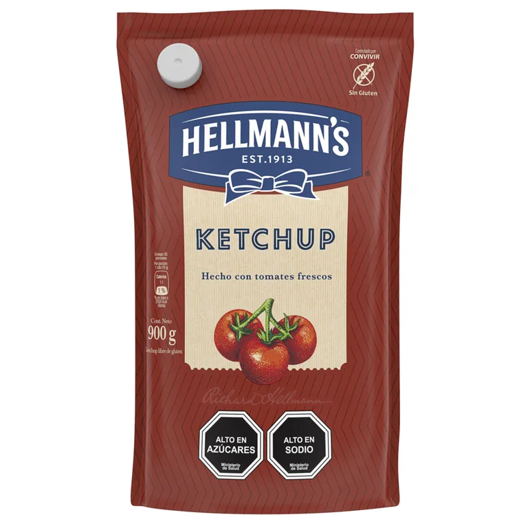 Ketchup Hellmanns Doypack 900 g