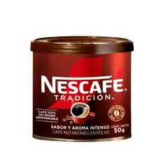 NESCAFE - Café Instantáneo Nescafe Tradición Tarro 50 g