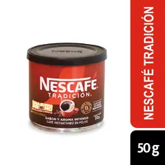 NESCAFE - Café Instantáneo Nescafe Tradición Tarro 50 g