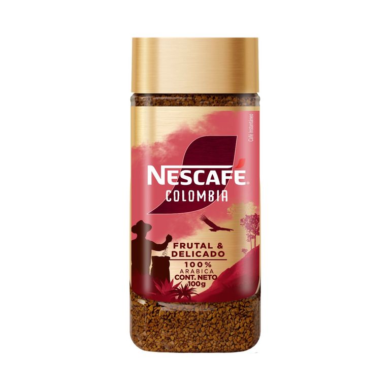 Cafe Instantaneo Fina Seleccion Colombia Nescafe Frasco 100 g