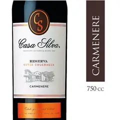 CASA SILVA - Vino Tinto Carmenere Reserva
