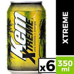KEM XTREME - Pack Bebida Lata 6 x 350 ml