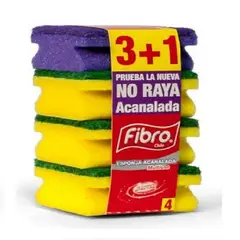 FIBRO - Esponja Acanalada 3 Un