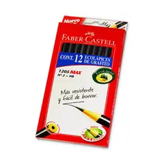 FABER CASTELL - GRAFITO REDONDO ESTUCHE 12UN