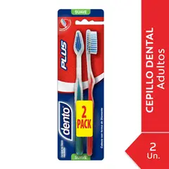 DENTO - Cepillo de Dientes Dento Plus Suave 2 Un