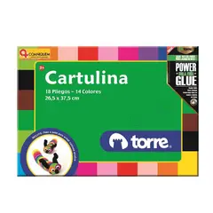 TORRE - Bolsón Papel Cartulina 16 Hojas
