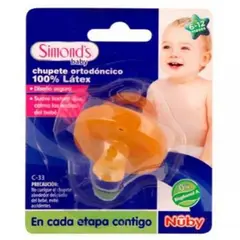 SIMONDS - Chupete Entretención Ortodóncico Latex