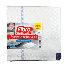 FIBRO - Trapero de Algodón Doble 1 Un