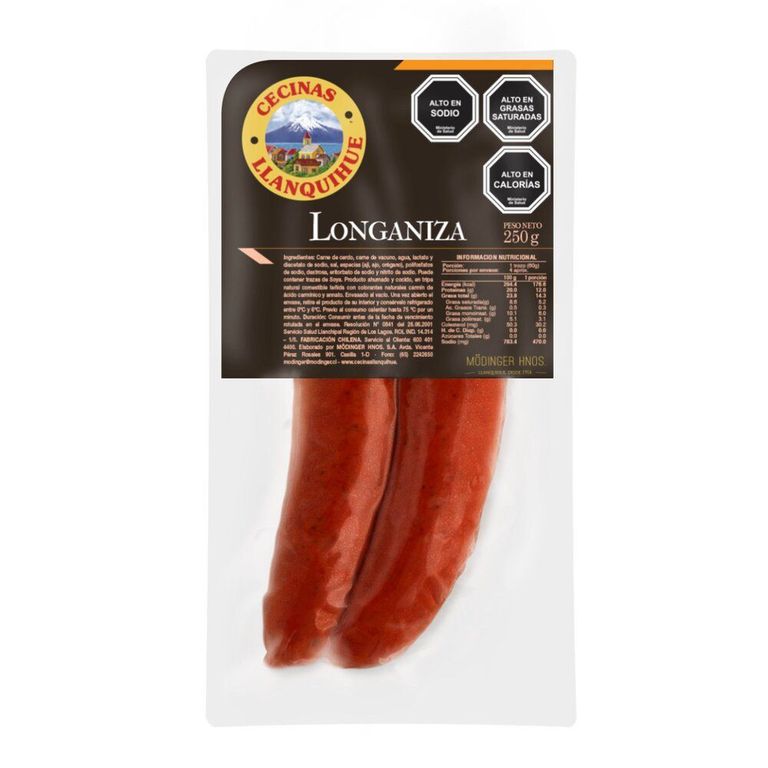 Longaniza Llanquihue 250 g - Tottus - $3.890