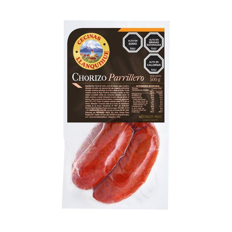 Chorizo Parrillero Llanquihue 500 g - Tottus - $7.090