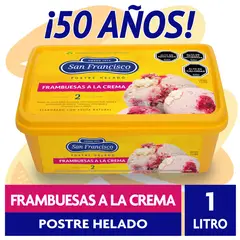 SAN FRANCISCO - HELADO FRAMBUESA CREMA 1 LT..