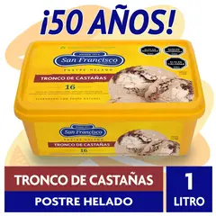 SAN FRANCISCO - HELADO TRONCO CASTANA 1 LT..