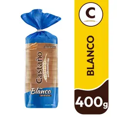 CASTAÑO - Pan de Molde Blanco 400 g