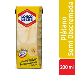 LONCOLECHE - Leche Semidescremada Sabor Vainilla