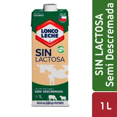 LONCOLECHE - Leche Semidescremada Sin Lactosa