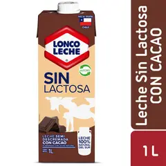 LONCOLECHE - Leche Semidescremada Sin Lactosa Sabor Chocolate