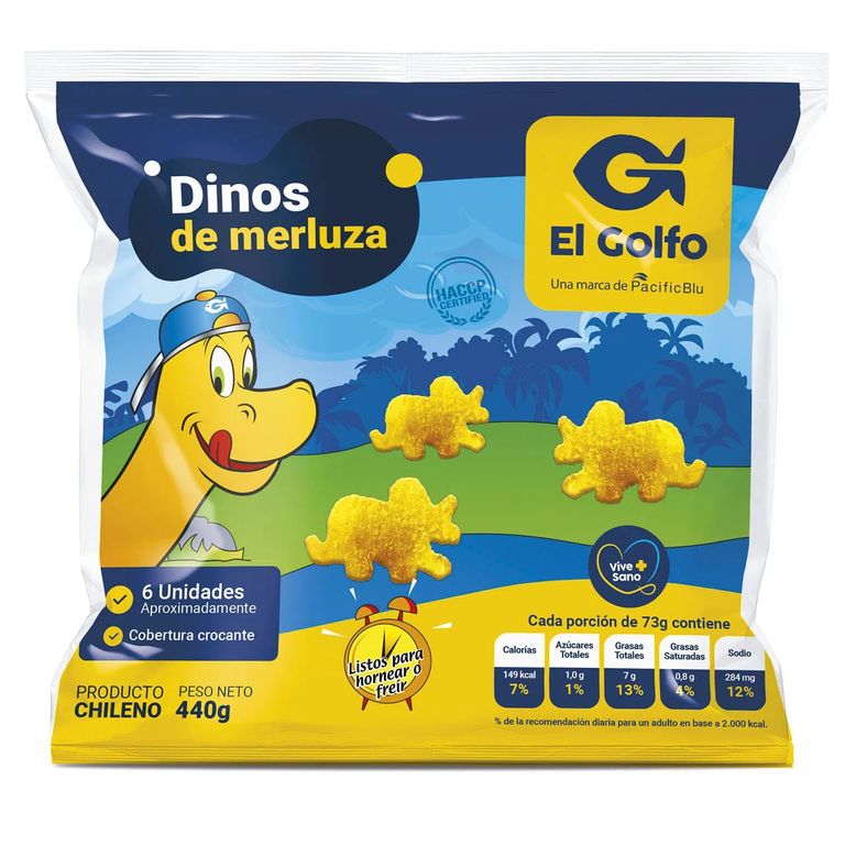 Dinodorados de Merluza Apanada - Tottus - $5.390