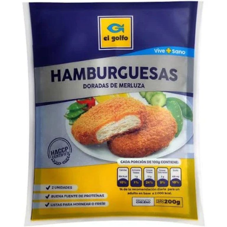 Hamburguesas de Merluza Apanada