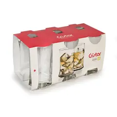 CRISTAR - Vaso Whisky Alto Vivaldi 6 Un