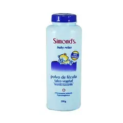 SIMONDS - Talco Vegetal Polvo De Fécula Lavanda Manzanilla Baby Relax Bío Natural