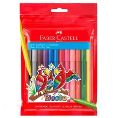 FABER CASTELL - Rotulador Fiesta 12 Colores