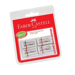 FABER CASTELL - Blíster 4 Gomas Student