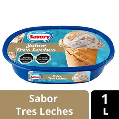 SAVORY - Helado de Leche Sabor Tres Leches Cassata 1 L