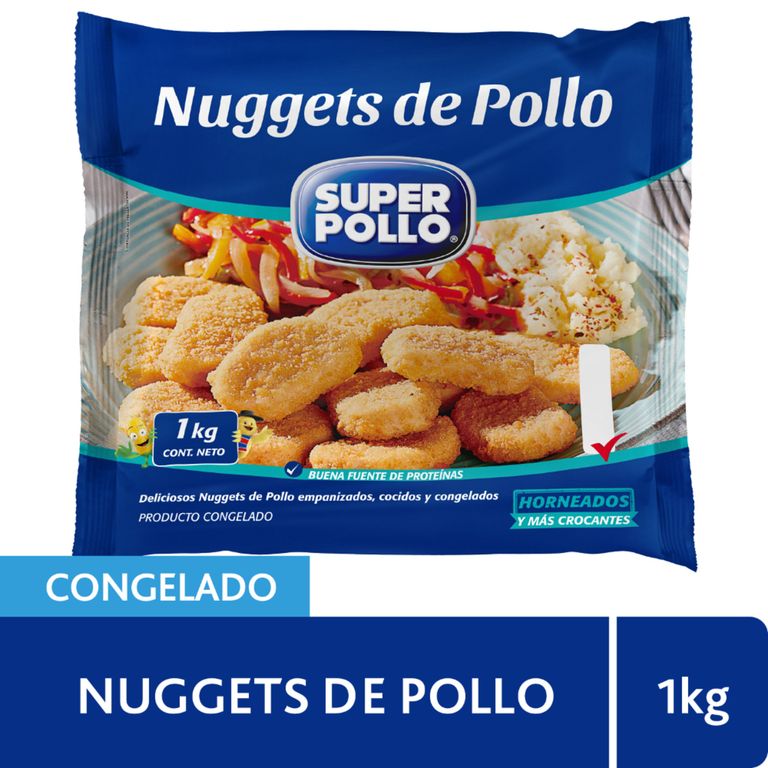 Nuggets de Pollo Congelados Super Pollo 1 Kg - Tottus - $5.790