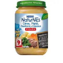NESTLE - Picado Carne, Papas, Zanahoria y Espinaca