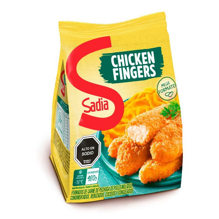 Chicken Fingers de Pollo Congelados Sadia 480 g - Tottus - $4.250