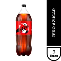 COCA COLA - Bebida Coca Cola Zero Azúcar 3 L