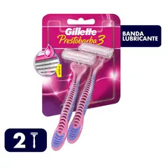 GILLETTE - Máquina Afeitar Desechable Prestobarba 3