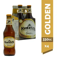 KROSS - CERVEZA GOLDEN ALE 5G GL 4X330 CC