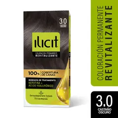 ILICIT - Coloración Permanente 3.0 Castaño Oscuro