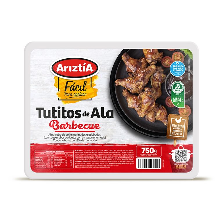 Alitas de Pollo Barbecue - Tottus - $5.290