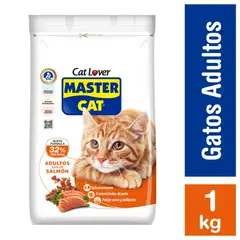 MASTER CAT - Alimento Seco para Gato Sabor Salmón 1 Kg