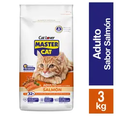 MASTER CAT - Alimento Seco para Gato Sabor Salmón 3 Kg