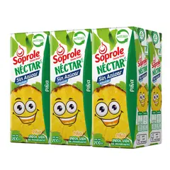 SOPROLE - Pack Néctar de Piña Sin Azúcar Soprole 6 x 200 ml