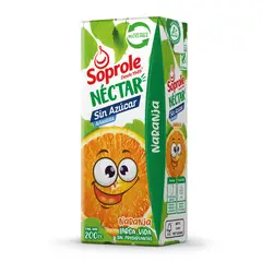 SOPROLE - Néctar de Naranja Sin Azúcar Soprole 200 ml