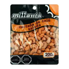 MILLANTU - Castaña de Caju Salada 200 g