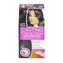 CASTING - Tintura Casting Creme Gloss 210 Negro Azulado.