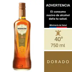 MADDERO - Ron Dorado 40° Gl